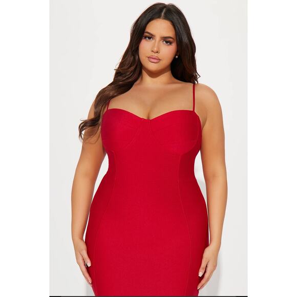NWT Fashion Nova Becky Bandage Dress XL - Picture 3 of 5